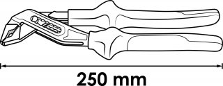 VIGOR VDE Universalzange ∙ V5631 ∙ Länge: 251 mm Bild 3