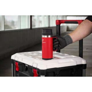 Isolierbecher mit Griff  532 ml rot Bild 2