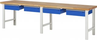 Werkbank 7002A1 | B3000xT700xH840mm | 4xSchublade-TA Bild 1