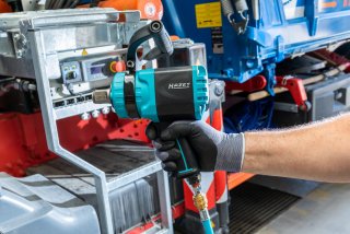 HAZET Twin Turbo Schlagschrauber 9014TT ∙ Lösemoment maximal [Nm]: 4100 Nm ∙ 1 Zoll (25 mm) Vierkant massiv ∙ Hochleistungs-Dopp Bild 11