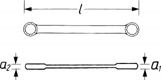 VIGOR Doppel Ratschen-Ringschlüssel ∙ V3607 ∙ Multiprofil ∙ SW 8 x 12 · 10 x 13 Bild 5
