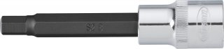 VIGOR Innensechskant Schraubendreher-Einsatz ∙ V2074 ∙ 1/2 Zoll (12,5 mm) Vierkant hohl ∙ Innen Sechskant Profil ∙ SW 7 mm Bild 1