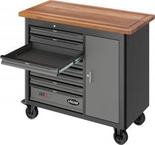VIGOR Mobile Werkbank Series L ∙ mit Sortiment ∙ V4813/NKW ∙ 336-teilig ∙ Anzahl Werkzeuge: 336 Bild 8