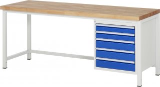 Werkbank 8171A1 | B2000xT700xH840mm | 5xSchublade-VA Bild 1