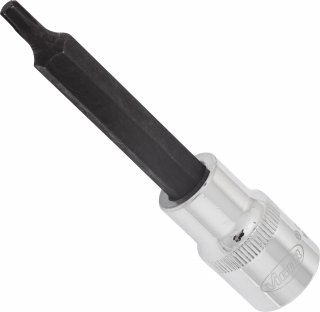 VIGOR T Schraubendreher-Einsatz ∙ V2163 ∙ 1/2 Zoll (12,5 mm) Vierkant hohl ∙ Innen TORX® Profil ∙ SW T27 Bild 2