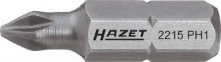 HAZET Bit 2215-PH4 ∙ 1/4 Zoll (6,3 mm) Sechskant massiv ∙ Kreuzschlitz Profil PH ∙ SW PH4 Bild 1