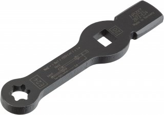 HAZET Schlag-Ringschlüssel ∙ mit 2 Schlagflächen 2872-E24 ∙ 3/4 Zoll (20 mm) Vierkant hohl ∙ Außen TORX® Profil ∙ SW E24 Bild 2