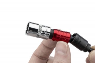 VIGOR Steckschlüssel Adapter ∙ mit Gelenk ∙ V7638 ∙ 1/4 Zoll (6,3 mm) Sechskant massiv ∙ 3/8 Zoll (10 mm) Vierkant massiv ∙ 16 m Bild 6