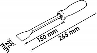 VIGOR Dichtungsschaber ∙ lang ∙ V1213 ∙ 22 mm Bild 3