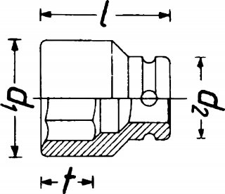 Kraft-6kant-Steckschlüssel-Einsatz Bild 2