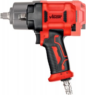VIGOR Mini Schlagschrauber ∙ V5671N ∙ Lösemoment maximal [Nm]: 1200 Nm ∙ 1/2 Zoll (12,5 mm) Vierkant massiv ∙ Jumbohammer-Schlag Bild 4