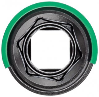 HAZET Schlag- | Maschinenschrauber Steckschlüsseleinsatz 903SLG-22 ∙ 1/2 Zoll (12,5 mm) Vierkant hohl ∙ Außen Sechskant-Tractions Bild 2