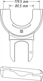 HAZET Spannplatte 4900-19 ∙ 80,5 – 119,5 mm Bild 4