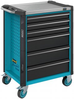 HAZET Werkstattwagen Assistent 179NX ∙ einzeln 179NX-6 ∙ L x B x H: 785 mm x 518 mm x 1020 mm ∙ Schubladen | flach: 3× 81 x 522 x Bild 1