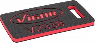 VIGOR Kniekissen ∙ V2338 ∙ L x B x H: 475 mm x 235 mm x 26 mm Bild 1
