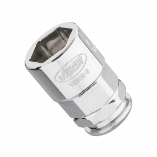 VIGOR Steckschlüssel Satz ∙ superflach ∙ V5202 ∙ 1/4 Zoll (6,3 mm) Vierkant hohl ∙ Außen Sechskant Profil ∙ 25-teilig ∙ 4 – 14 ∙ Bild 18