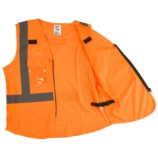 Warnschutzweste orange L/XL Bild 6