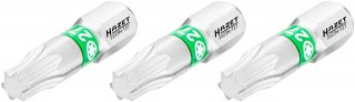 HAZET Bit 2223N-T27/3 ∙ 1/4 Zoll (6,3 mm) Sechskant massiv ∙ Innen TORX® Profil ∙ 3-teilig ∙ SW T27 Bild 1