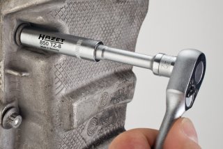 HAZET Kettenkastenverkleidungs-Einsatz 850TZ-8 ∙ 1/4 Zoll (6,3 mm) Vierkant hohl ∙ Außen Doppelsechskant-Tractionsprofil ∙ SW 8  Bild 3