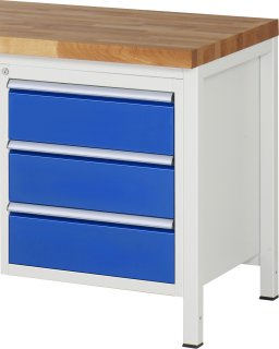 Unterbau-Container L3.0 | B580xT650xH620mm | 3xSchublade-VA Bild 1