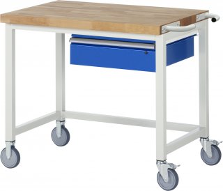Fahrbare Werkbank 8001 | B1000xT700xH880-1080mm | 1xSchublade-TA Bild 1