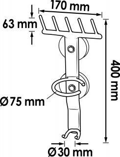VIGOR Werkzeug-Magnethalter ∙ V6742 ∙ 400 mm Bild 2
