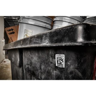 AIDTLP QR-Code Sticker Plastik 100 Stück Bild 4