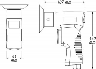 HAZET Mini Exzenterschleifer Satz 9033N-5 ∙ Länge: 107 mm Bild 3