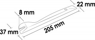 VIGOR Lösehebel und Cliplöser ∙ gezackt ∙ V1371-6 Bild 2