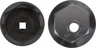 HAZET Nkw Ölkappe / Achsmutter-Steckschlüssel 4937-95 ∙ 3/4 Zoll (20 mm) Vierkant hohl ∙ SW 95 mm Bild 5