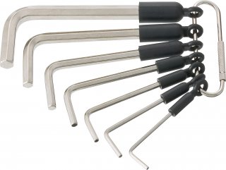 HAZET Winkelschraubendreher Satz 2100/7R ∙ Innen Sechskant Profil ∙ 7-teilig ∙ 2 ∙ 2,5 ∙ 3 ∙ 4 ∙ 5 ∙ 6 ∙ 8 Bild 1