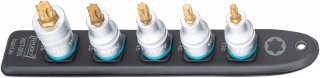 HAZET SmartRail ∙ Flexible Kunststoff-Steckleiste 992T-SR/5 ∙ 1/2 Zoll (12,5 mm) Vierkant hohl ∙ Innen TORX® Profil ∙ 5-teilig ∙ Bild 2