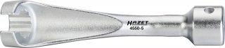 HAZET Einspritzleitungsschlüssel 4550-5 ∙ 1/2 Zoll (12,5 mm) Vierkant hohl ∙ Außen Doppelsechskant Profil ∙ SW 14 mm Bild 1