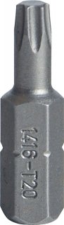 Bit-Schraubendrehereinsatz T20 6kant C 6,3 L.25mm Bild 1