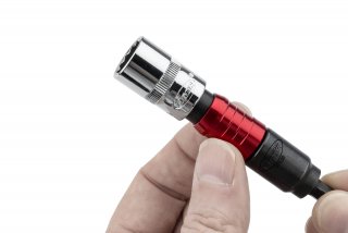 VIGOR Steckschlüssel Adapter ∙ mit Gelenk ∙ V7638 ∙ 1/4 Zoll (6,3 mm) Sechskant massiv ∙ 3/8 Zoll (10 mm) Vierkant massiv ∙ 16 m Bild 4