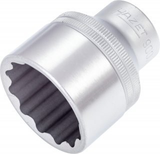 HAZET Steckschlüsseleinsatz 900Z-34 ∙ 1/2 Zoll (12,5 mm) Vierkant hohl ∙ Außen Doppelsechskant-Tractionsprofil ∙ SW 34 mm Bild 1
