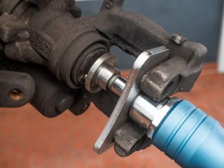 HAZET Bremskolben Rücksetzwerkzeug Satz ∙ pneumatisch 4970P-1/4 ∙ 4-teilig Bild 8