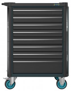 HAZET Werkstattwagen Assistent 179NT ∙ einzeln 179NT-8-RAL7016 ∙ L x B x H: 785 mm x 518 mm x 1020 mm ∙ Schubladen | flach: 7× 81 Bild 3