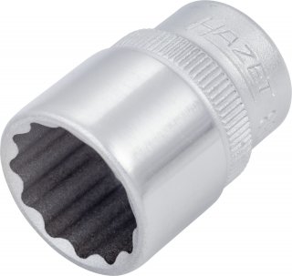 HAZET Steckschlüsseleinsatz 880AZ-5/8 ∙ 3/8 Zoll (10 mm) Vierkant hohl ∙ Außen Doppelsechskant-Tractionsprofil ∙ SW 5⁄8″ Bild 1