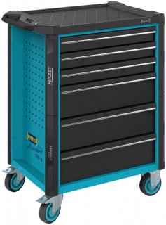 HAZET Werkstattwagen Assistent 179N ∙ einzeln 179N-6 ∙ L x B x H: 785 mm x 518 mm x 1020 mm ∙ Schubladen | flach: 3× 81 x 522 x 3 Bild 1