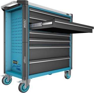 HAZET Werkstattwagen Assistent 179NXL ∙ einzeln 179NXL-7 ∙ L x B x H: 959 mm x 518 mm x 1020 mm ∙ Schubladen | flach: 5× 81 x 696 Bild 9