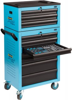 HAZET Werkstattwagen Assistent 178N-10 ∙ L x B x H: 781 mm x 498 mm x 1410 mm ∙ Schubladen | flach: 8× 80 x 527 x 348 mm ∙ Schubl Bild 5