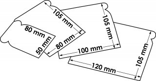 VIGOR Japanspachtel Satz ∙ Kunststoff ∙ V4278 ∙ 4-teilig ∙ Anzahl Werkzeuge: 4 Bild 2
