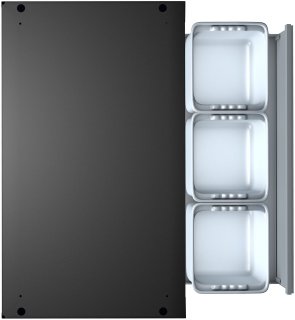 VIGOR Abfall-Unterschrank ∙ 861 mm ∙ V6000-033XL ∙ L x B x H: 861 mm x 500 mm x 953 mm Bild 5