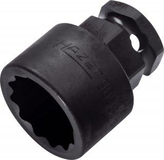 HAZET Schlag- | Maschinenschrauber Steckschlüsseleinsatz 900SZ6-24 ∙ 1/2 Zoll (12,5 mm) Vierkant hohl | 24 mm Außen-Sechskant ∙ Au Bild 1