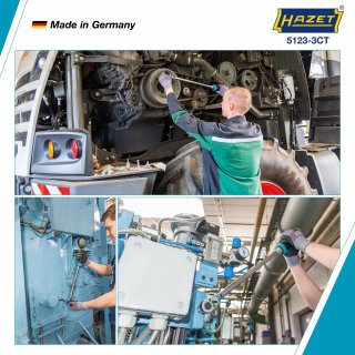 HAZET Drehmomentschlüssel mit DAkkS-Kalibrierschein 5123-3CTCAL ∙ Drehmomentbereich min-max: 60 – 320 Nm ∙ Genauigkeit: 3% ∙ 1/2 Bild 3