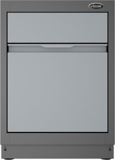 VIGOR Abfall-Unterschrank ∙ 676 mm ∙ V6000-033 ∙ L x B x H: 676 mm x 500 mm x 953 mm Bild 10