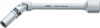 HAZET Glühkerzen Schlüssel 4760-2 ∙ 3/8 Zoll (10 mm) Vierkant hohl ∙ Außen Sechskant Profil ∙ SW 8 mm ∙ <sup>5</sup>⁄<sub>16</su Bild 1
