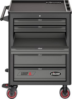 VIGOR Werkstattwagen Series L ∙ leer ∙ V1901 ∙ L x B x H: 723 mm x 459 mm x 1002 mm Bild 4