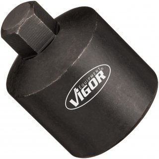 VIGOR Steckschlüsseleinsatz ∙ V7158-1 ∙ 3/8 Zoll (10 mm) Vierkant hohl ∙ Außen Sechskant Profil ∙ SW 7 mm Bild 1